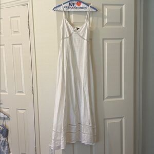 Abercrombie & Fitch White Maxi Dress